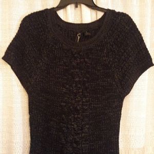 Red Paint sweater dress